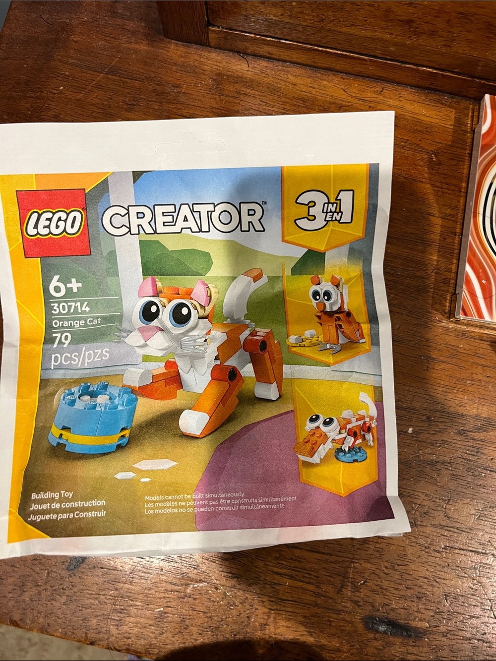 LEGO Creator Orange and White Cat 3-in-1 Building Set